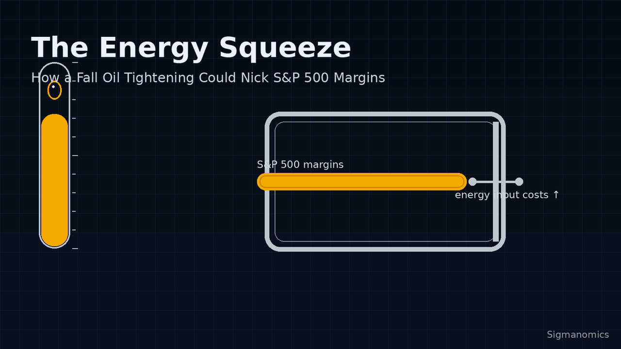 The Energy Squeeze: How a Fall Oil Tightening Could Nick S&P 500 Margins